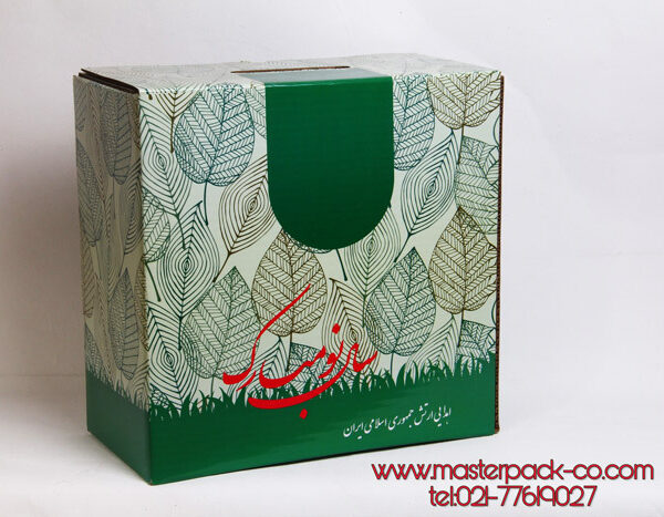 جعبه لمینتی گیفت عید کارتن سازی جعبه سازی