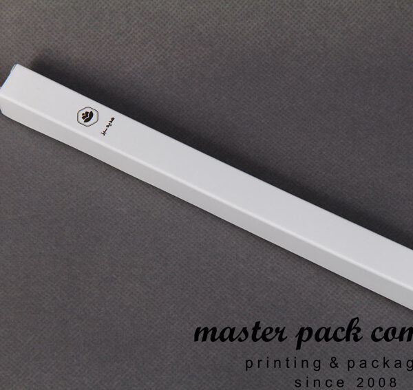 جعبه-مقوایی-مداد-رنگی-درب-دارویی-باریک-عود-چاپ-بسته-بندی جعبه مقوایی مداد ایندربرد چاپ تک رنگ